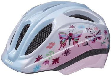 KED Kids Youth Meggy III Trend Fahrradhelm, Butterfly Glossy, (46-51cm) im Sale